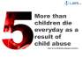 Five Children Die Every Day As a Result of Child Abuse